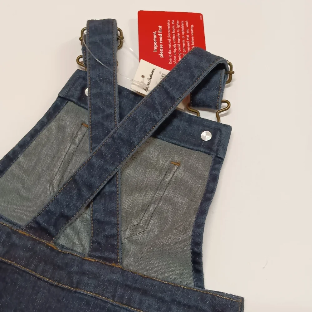 NWT Hannah Anderson Denim Jumper/Overall Dress